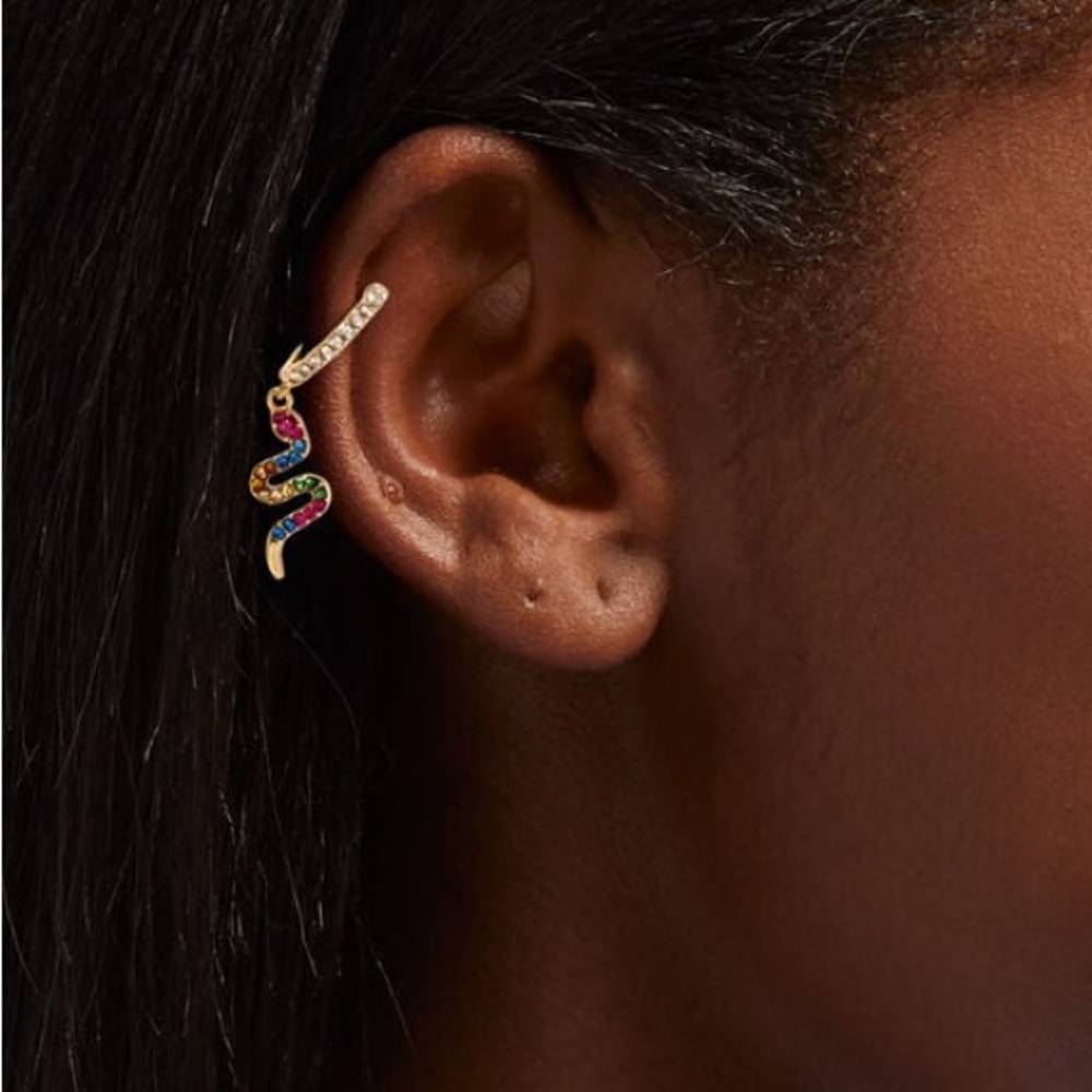 🐘🐘  Cartilage Snake Earrings